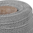 Trådnet aluminium 100 x 1000 cm sølvfarvet