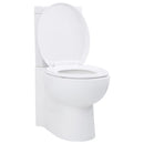 keramisk hjørnetoilet hvid