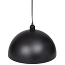loftslampe halvkugle 2 stk. højdejusterbar sort