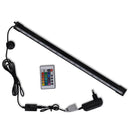 LED-akvarielampe med boblefunktion 48 cm RGB-farver