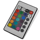 LED-akvarielampe med boblefunktion 71 cm RGB-farver