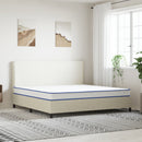 memoryskum madras 200 x 180 x 17 cm blød