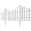 bedhegn 17 stk. 10 m hvid
