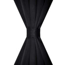 2 stk Sort Blackout Gardiner 135 x 245 cm