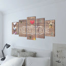 lærredsbillede 100x50 cm Home Sweet Home