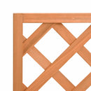 plantekasse med espalier 40x30x135 cm massivt grantræ