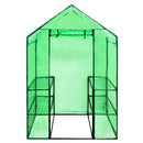 walk-in-drivhus med 4 hylder