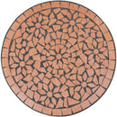 bistrobord 60 cm mosaik terracotta