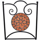 foldbare bistrostole 2 stk. keramik terracotta