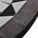 bistrobord 60 cm mosaik sort og hvid