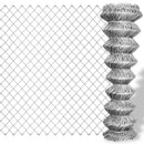 trådhegn 15x0,8 m galvaniseret stål sølvfarvet