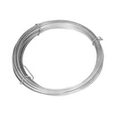 trådhegn med pæle 15x1,25 m galvaniseret stål sølvfarvet