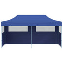 foldbart pop-up-festtelt 3 x 6 m blå