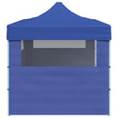 foldbart pop-up-festtelt 3 x 6 m blå