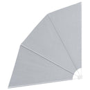 sammenklappelig sidemarkise til altan grå 210 x 210 cm