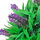 Sæt med 2 kunstige buksbom-kugler med lavendel 28 cm