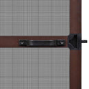 Svingbart insektnet Brun og sort 100 x 215 cm