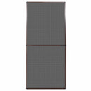 Svingbart insektnet Brun og sort 100 x 215 cm