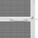 Svingbart insektnet Hvid og sort 120 x 240 cm