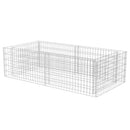 gabion-plantekasse galvaniseret stål 180 x 90 x 50 cm