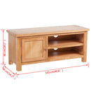 tv-skab 103x36x46 cm massivt egetræ