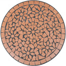 bistrosæt 3 dele keramikfliser terracotta