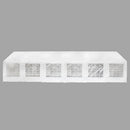 festtelt 12 x 6 m hvidt