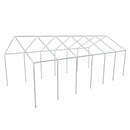 festtelt 12 x 6 m hvidt