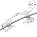 BTO-22 Concertina pigtråd 150 m galvaniseret stål