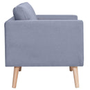 sofa 2-pers. stof lysegrå