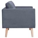 sofa 3-pers. sofa stof mørkegrå