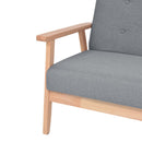2-personers sofa stof lysegrå