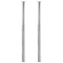 teleskopiske bordben i krom 710 mm - 1100 mm
