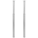 teleskopiske bordben i rustfrit stål 710 mm - 1100 mm