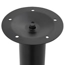 teleskopiske bordben i sort 710 mm - 1100 mm