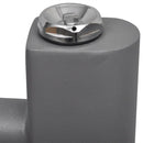 håndklæderadiator 600x1160 mm centralvarme lige grå