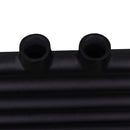 Håndklæderadiator 500x1160 mm centralvarme lige sort