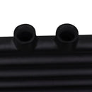 håndklæderadiator 600x1160 mm centralvarme lige sort