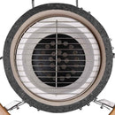 Kamado barbecue grill røgeovn keramisk 33 cm