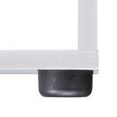trappeformet bogreol/displayhylde 107 cm hvid