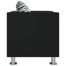 sofasæt 3-pers. og 2-pers. sofa m. lænestol kunstlæder sort