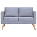 sofasæt 2-pers. og 3-pers. sofa stof lysegrå