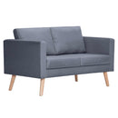 sofasæt 2-pers. og 3-pers. sofa stof mørkegrå