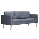 sofasæt 2-pers. og 3-pers. sofa stof mørkegrå
