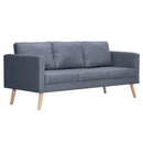 sofasæt 2-pers. og 3-pers. sofa stof mørkegrå