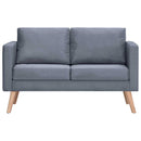 sofasæt 2-pers. og 3-pers. sofa stof mørkegrå