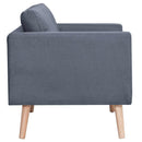 sofasæt 2-pers. og 3-pers. sofa stof mørkegrå