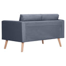 sofasæt 2-pers. og 3-pers. sofa stof mørkegrå