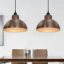 loftlamper halvkugle 2 stk. kobberfarvet