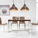 loftlamper halvkugle 2 stk. kobberfarvet